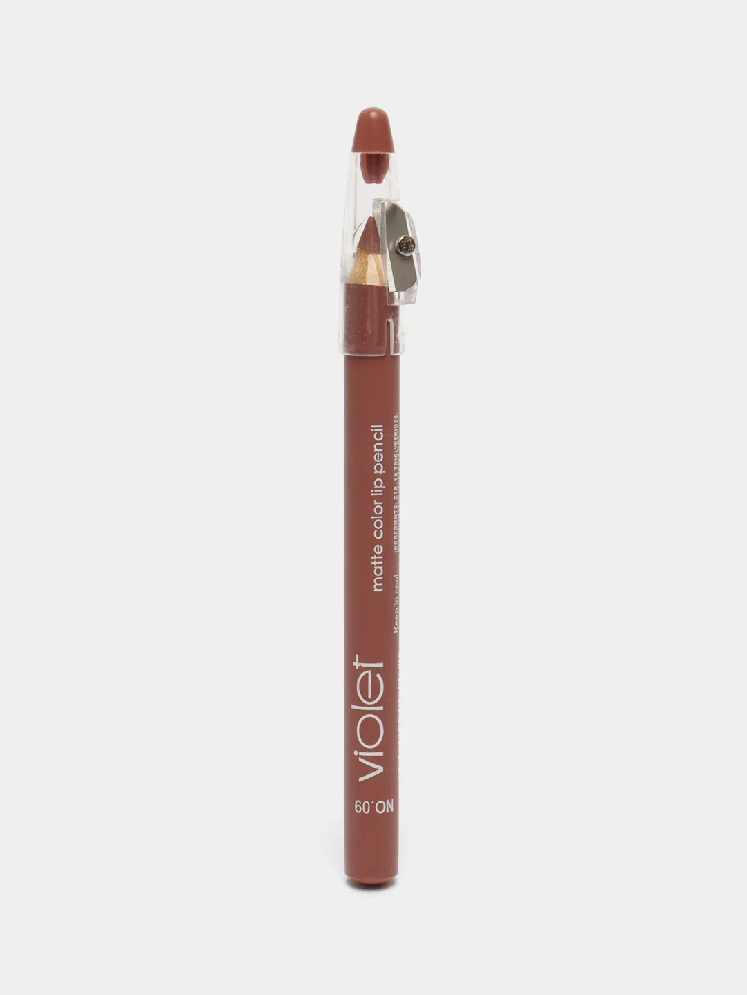 Карандаш для губ Violet Waterproof Lipstick, с точилкой, 12 цветов