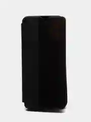Черный чехол книжка с прозрачной крышкой и защитой камеры для TECNO Spark 8C