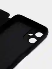 Черный чехол книжка с прозрачной крышкой и защитой камеры для TECNO Spark 8C