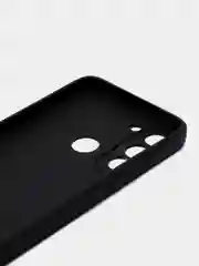Тёмно-коричневый чехол силиконовый с принтом для Tecno POP 5 LTE