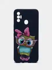 Морской чехол силиконовый с принтом и защитой камеры для TECNO Spark 7