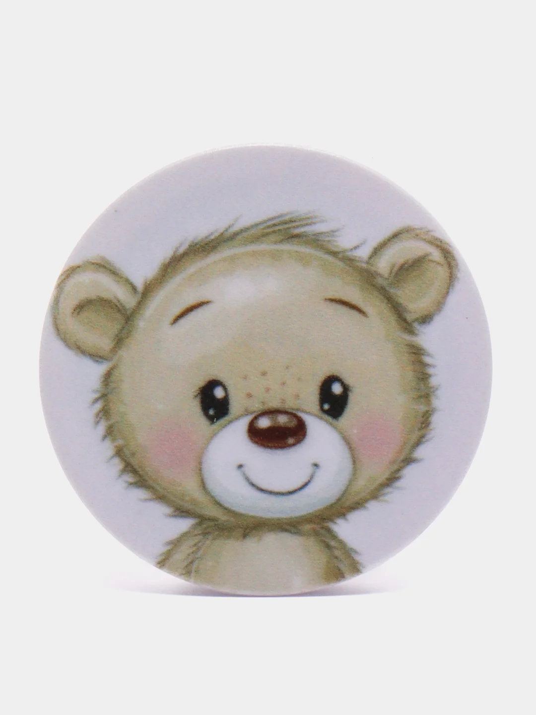 Пастельно-коралловый держатель для телефона PopSocket (попсокет) с рисунками