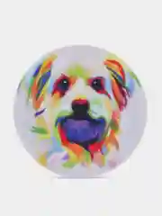 Светло-бежевый держатель для телефона PopSocket (попсокет), с рисунками