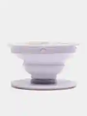 Светло-бежевый держатель для телефона PopSocket (попсокет), с рисунками