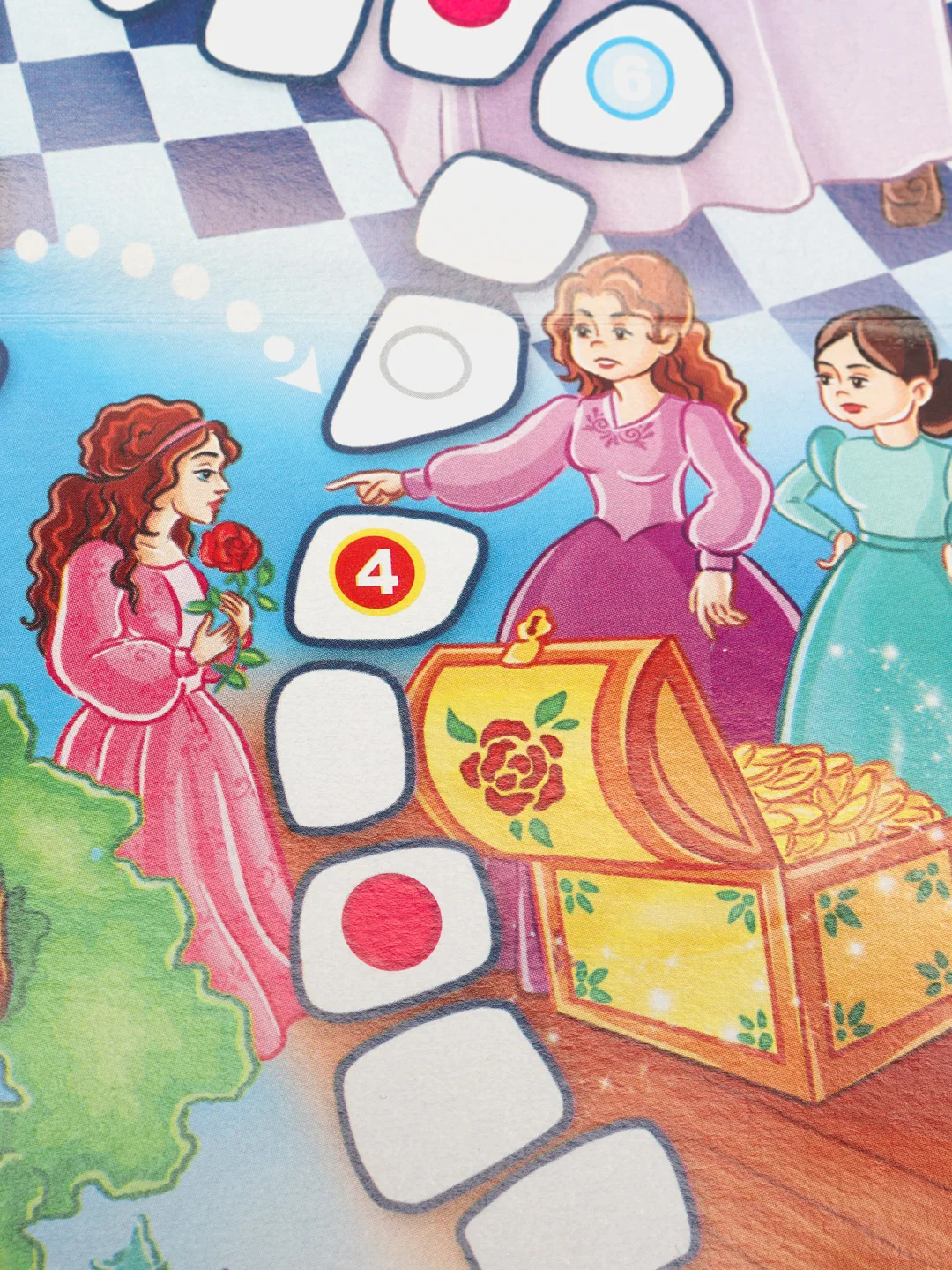 Розовый настольная игра для детей и всей семьи, ходилка бродилка