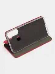 Бордовый чехол книжка INFINIX HOT 12 PRO
