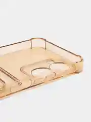 Карамельный чехол для Realme C33 (Реалми С33), с карманом для карт, прозрачный
