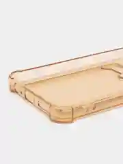 Карамельный чехол для Realme C33 (Реалми С33), с карманом для карт, прозрачный
