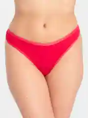 Алый стринги , трусы женские