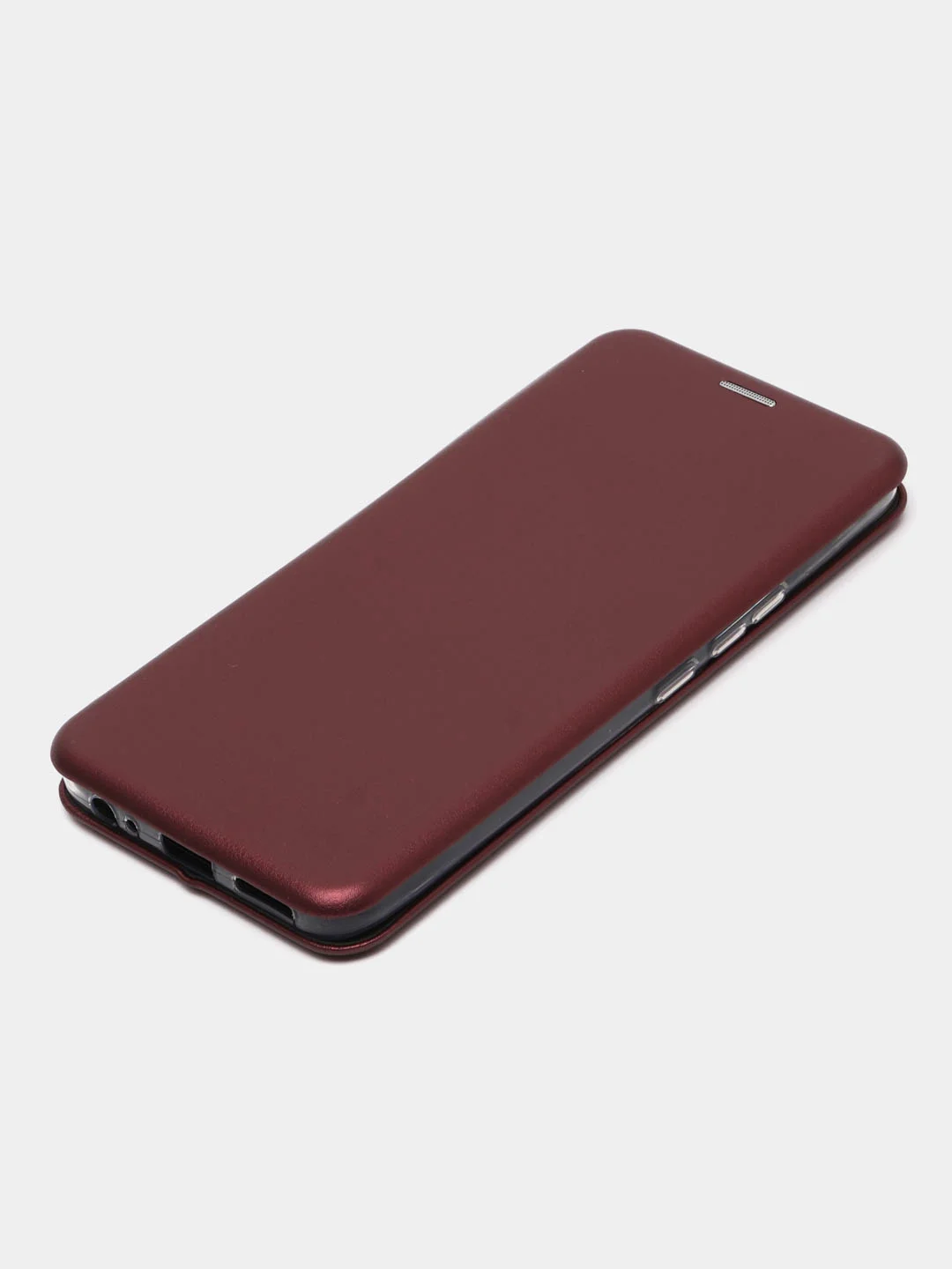 Багровый чехол-книжка Infinix Smart 6 HD / Инфиникс Смарт 6 ХД