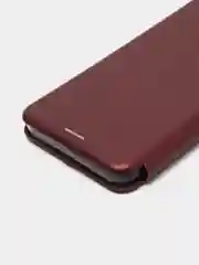 Багровый чехол-книжка Infinix Smart 6 HD / Инфиникс Смарт 6 ХД