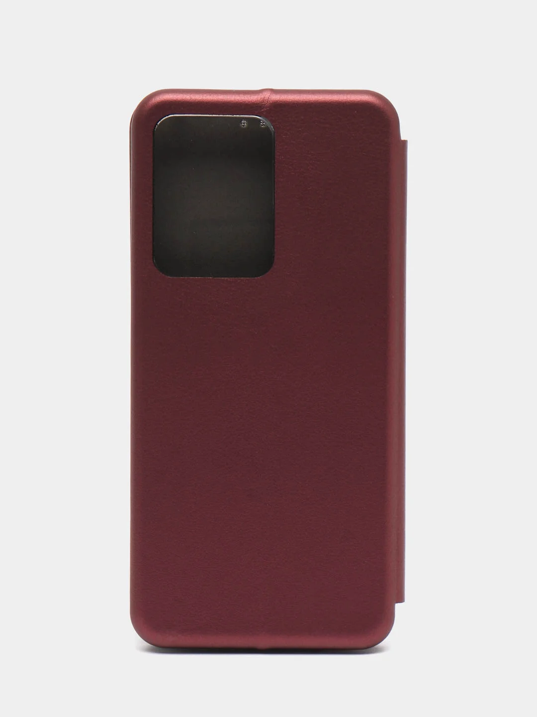 Багровый чехол-книжка Vivo T1 4G / Виво Т1 4Г