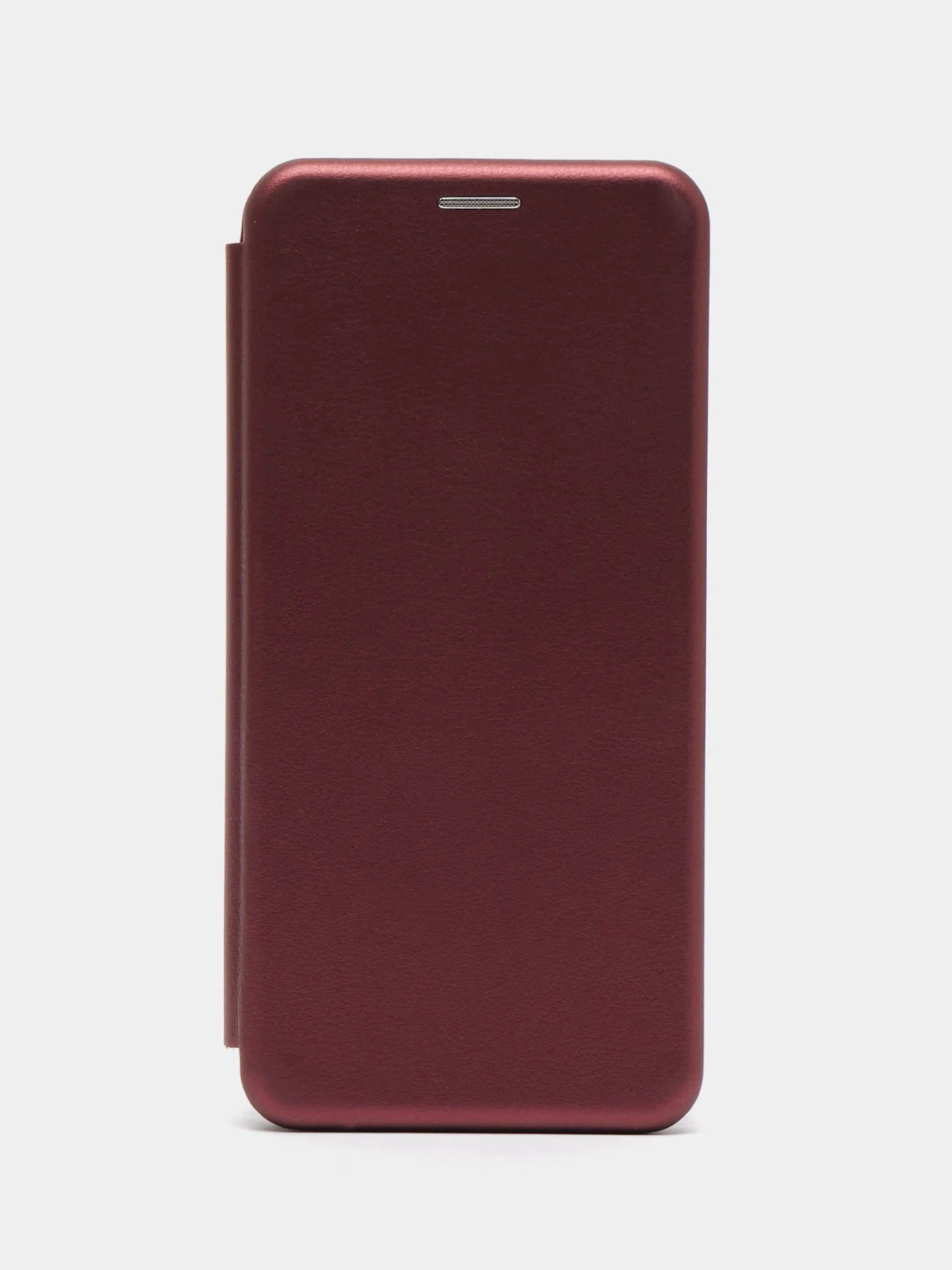 Багровый чехол-книжка Vivo T1 4G / Виво Т1 4Г