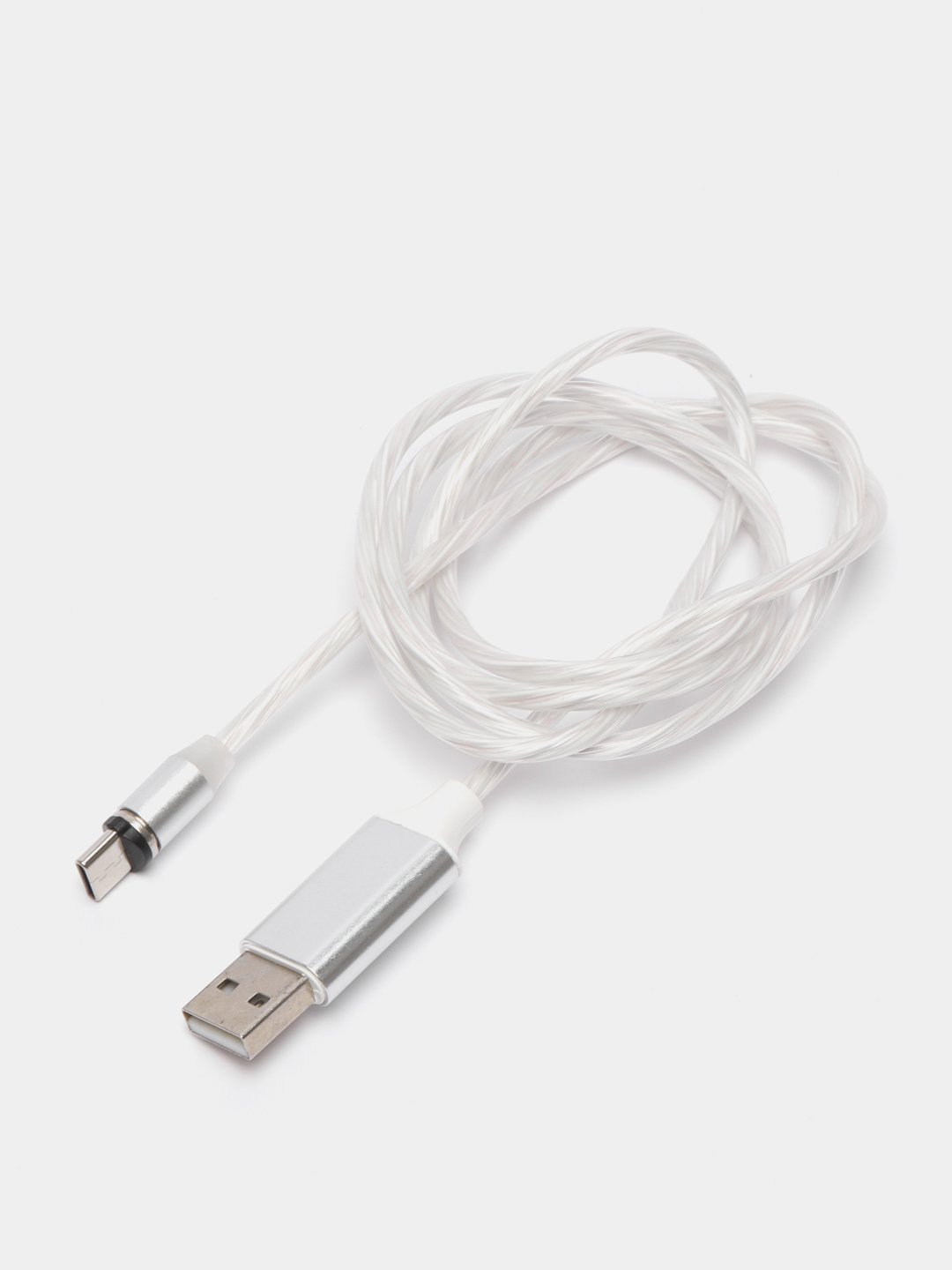 Кабель магнитный светящийся micro-USB, Lightning, Type-C, 2.1А, Android,  iPhone купить по цене 114.04 ₽ в интернет-магазине KazanExpress