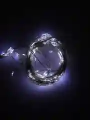 Белый гирлянда "Конский хвост" 15 нитей по 1.5 м ,225 LED, 8 режимов