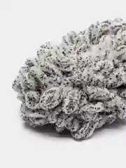 Серебряный пряжа Alize Puffy, 5 штук, петельки большие