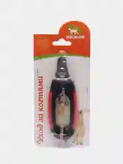 Красный ножницы-когтерезы с эргономичной ручкой