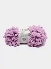 Сиреневый пряжа Alize Puffy, 5 штук, петельки большие
