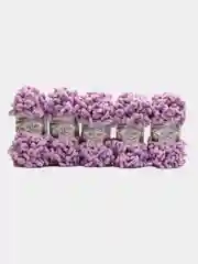 Сиреневый пряжа Alize Puffy, 5 штук, петельки большие