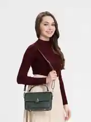 Сумка женская через плечо, кросс-боди, с ремешком, с клапаном