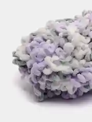 Сиреневый пряжа Alize Puffy Fine color 5 штук  петельки маленькие