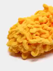 Желтый пряжа Alize Puffy, 5 штук, петельки большие