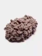 Бежевый меланж пряжа Alize Puffy, 5 штук, петельки большие