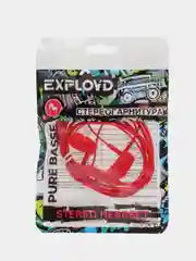 Красный проводные наушники EXPLOYD Pure Basse EX-HP, вакуумные