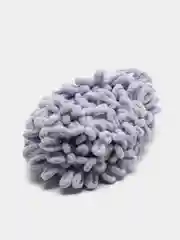 Серый металлик пряжа Alize Puffy, 5 штук, петельки большие