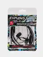 Черный проводные наушники EXPLOYD Pure Basse EX-HP, вакуумные