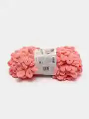 Пастельно-коралловый пряжа Alize Puffy, 5 штук, петельки большие