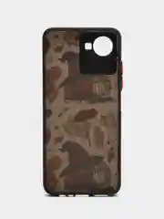 Тёмно-бордовый чехол с рисунком на Realme C30 и Realme C30S (Реалми С30 и Реалми С30с)