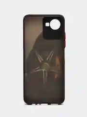Серебряный чехол с рисунком на Realme C30 и Realme C30S (Реалми С30 и Реалми С30с)