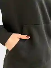 Бежевый меланж худи женское с капюшоном, толстовка, кофта
