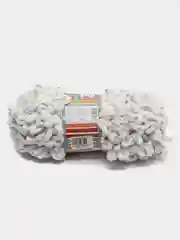 Серебряный пряжа Alize Puffy Fine 5 штук петельки маленькие