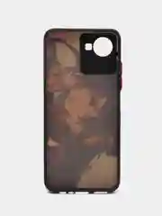 Фиолетовый чехол с рисунком на Realme C30 и Realme C30S (Реалми С30 и Реалми С30с)