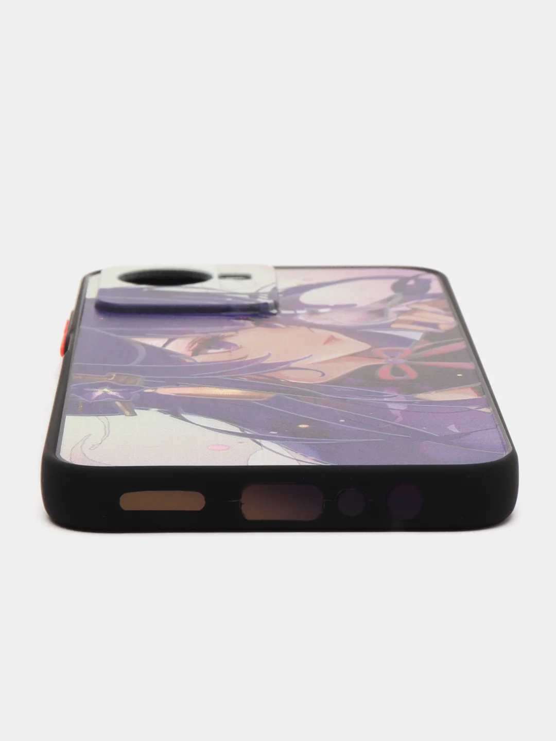 Фиолетовый чехол с рисунком на Realme C30 и Realme C30S (Реалми С30 и Реалми С30с)