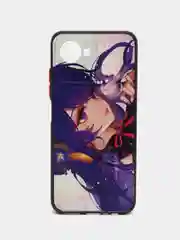 Фиолетовый чехол с рисунком на Realme C30 и Realme C30S (Реалми С30 и Реалми С30с)