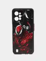 Багровый чехол с рисунком на Realme C31 (Реалми С31)