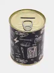 Черный копилка-банка для мальчиков