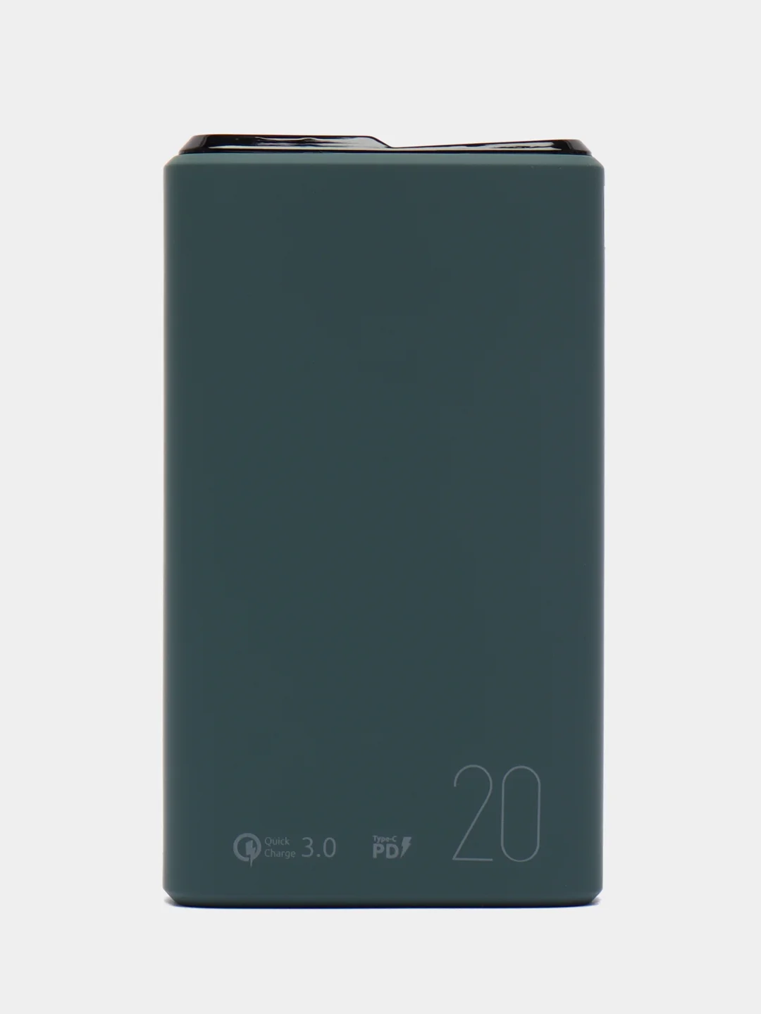 Зеленый внешний аккумулятор Olmio QS-20, 20000 mAh, с быстрой зарядкой