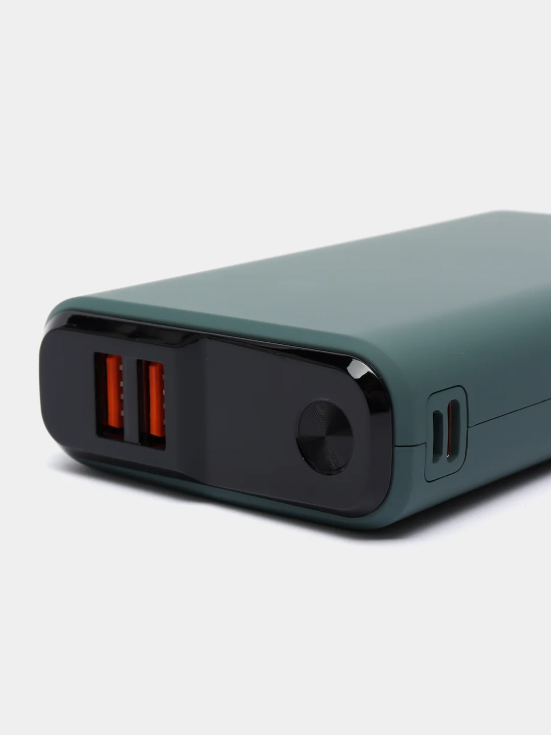 Зеленый внешний аккумулятор Olmio QS-20, 20000 mAh, с быстрой зарядкой