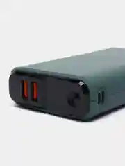 Зеленый внешний аккумулятор Olmio QS-20, 20000 mAh, с быстрой зарядкой