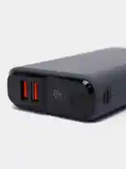 Зеленый внешний аккумулятор Olmio QS-20, 20000 mAh, с быстрой зарядкой
