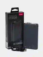 Зеленый внешний аккумулятор Olmio QS-20, 20000 mAh, с быстрой зарядкой