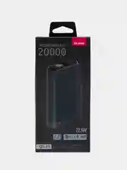 Зеленый внешний аккумулятор Olmio QS-20, 20000 mAh, с быстрой зарядкой