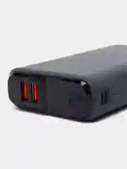 Зеленый внешний аккумулятор Olmio QS-20, 20000 mAh, с быстрой зарядкой