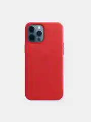 Красный кожаный чехол-накладка для iPhone 14 Pro, 13,13Pro,13 Pro Max,14 Plus,11, 14Pro с MagSafe