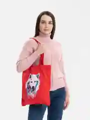 Индиго сумка шоппер, Волк, 30 х 45 см, несколько цветов