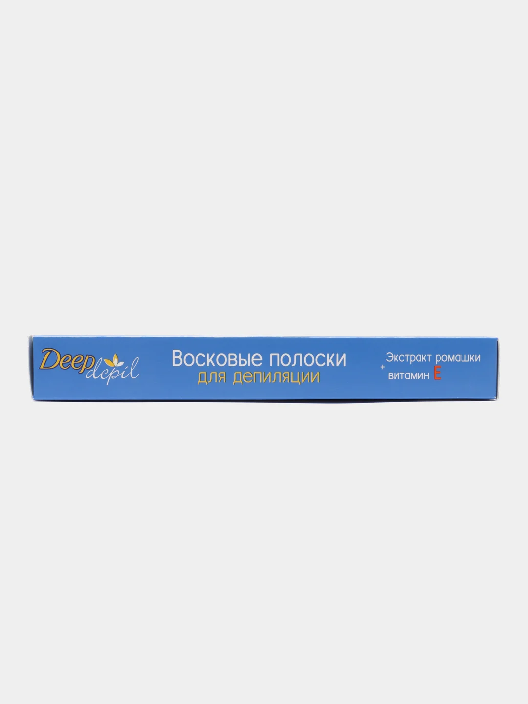 Синий восковые полоски для депиляции в области бикини, подмышек, лица, для чувствительной кожи